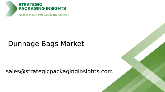 Dunnage Bags Market Size, Future Growth and Forecast 2033