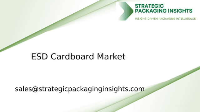 ESD Cardboard Market Size, Future Growth and Forecast 2033