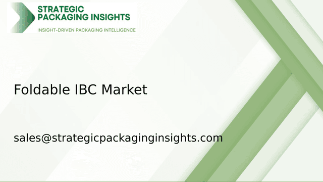 Foldable IBC Market Size, Future Growth and Forecast 2033