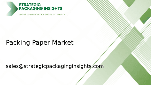 Packing Paper Market Size, Future Growth and Forecast 2033
