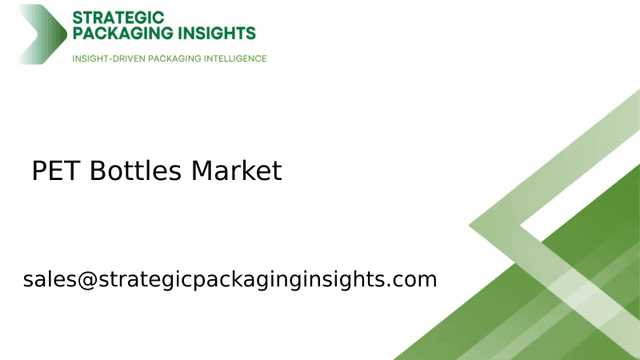 PET Bottles Market Size, Future Growth and Forecast 2033