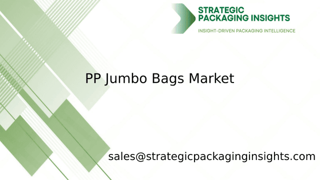PP Jumbo Bags Market Size, Future Growth and Forecast 2033