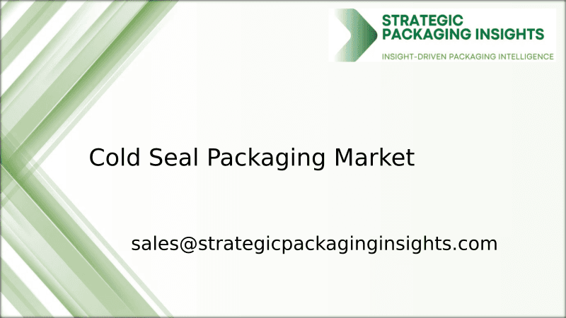 Cold Seal Packaging Market Size, Future Growth and Forecast 2033