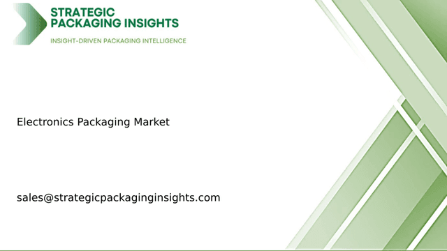 Electronics Packaging Market Size, Future Growth and Forecast 2034